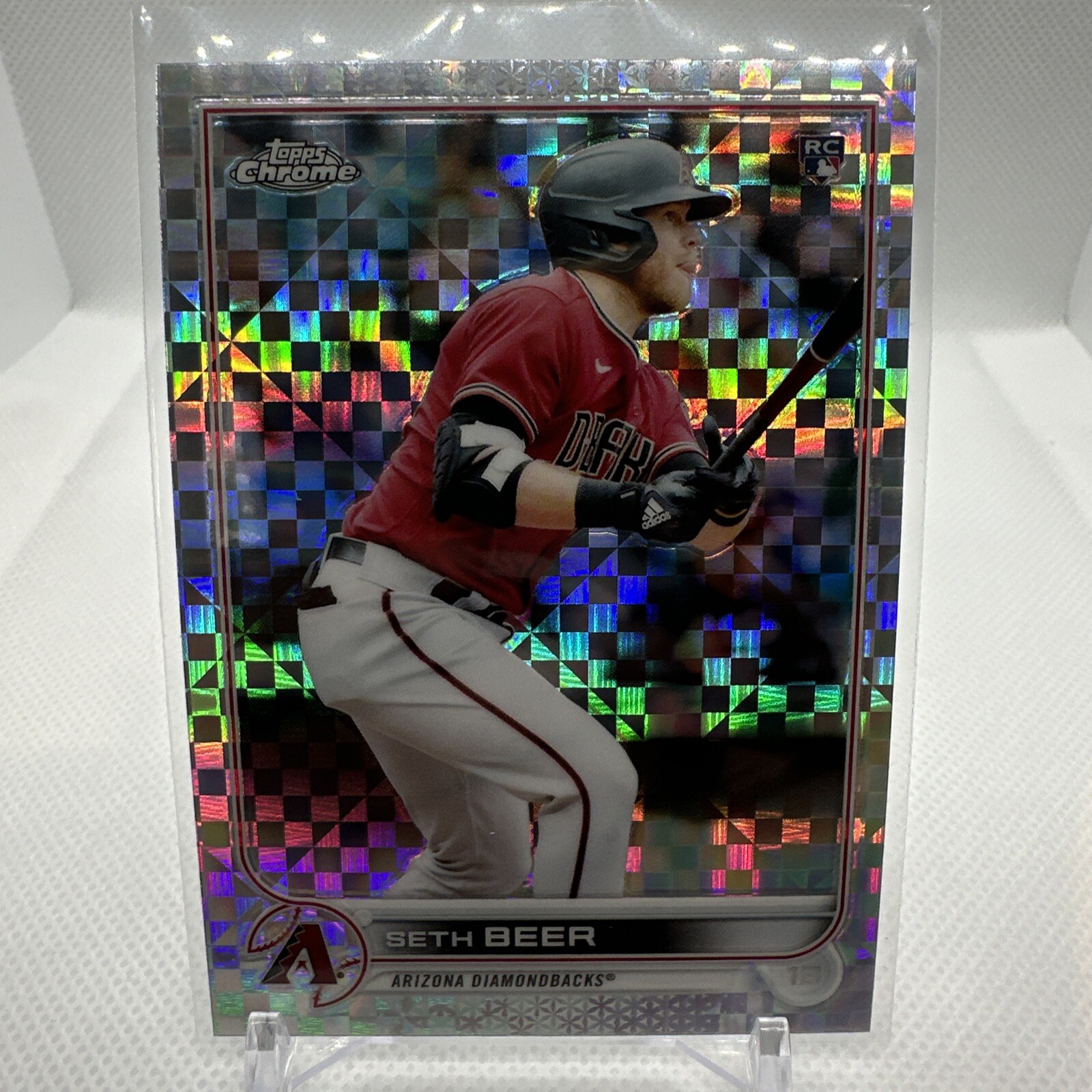 2022 Topps Chrome #186 Seth Beer RC Rookie X-Fractor Arizona Diamondbacks NM-MT
