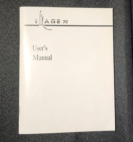 Scarce 1989 IMAGE72 • A4TECH User's Manual PMU-IMAGE720 Taiwan Early Computing - Picture 2 of 9