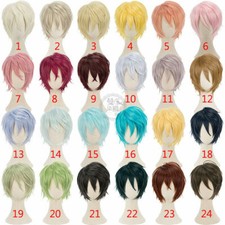 Cosplay Wig Per cke allover Doujin Anime Cartoon Wig Cosplay Short Men 30cm