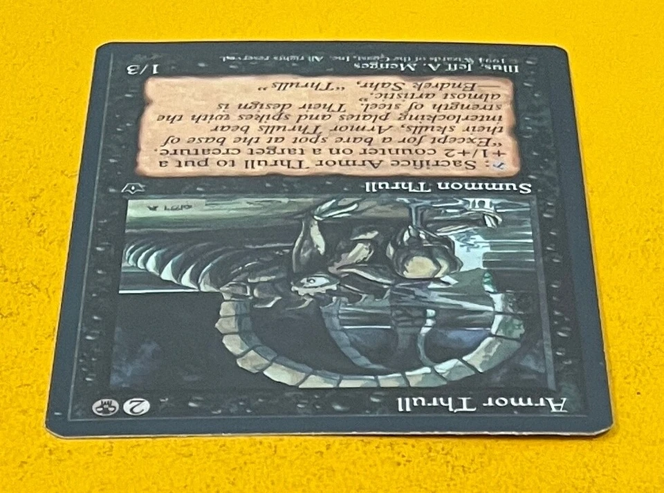 MTG ARMOR THRULL (Menges) Fallen Empires (Wyvern Back) (OldManMTG 007-520) - Image 4 of 4