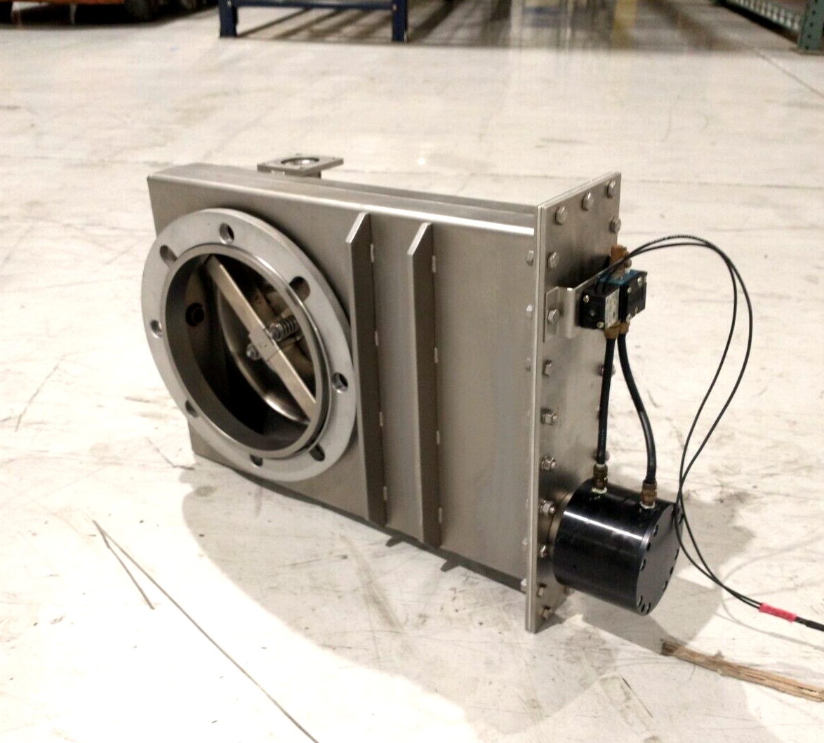 Varian 9515210 Stainless Steel Swing Gate Valve 8" I.D. eBay