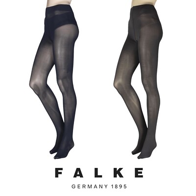 Damen Strumpfhose rein matt 50 Den recycelt FALKE in schwarz/marine/graphit 1 Paar