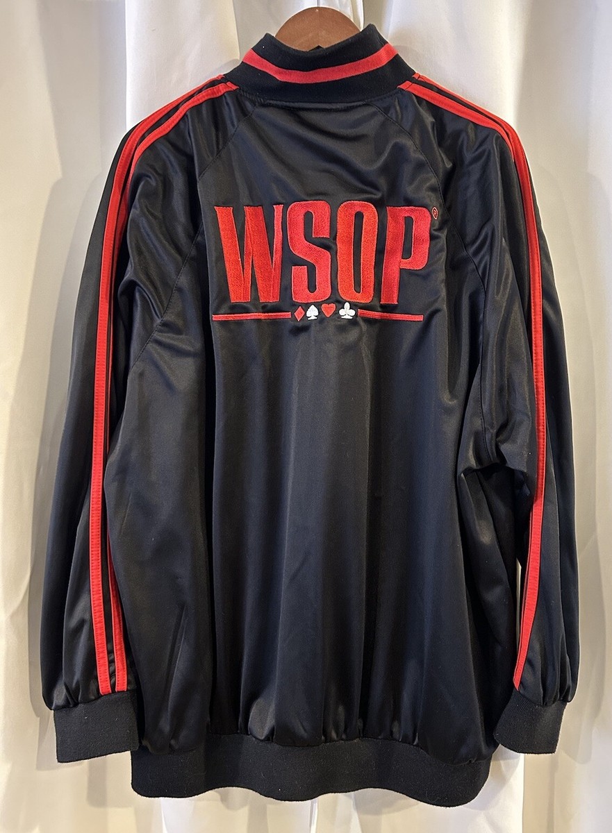 Men's WSOP World Series of Poker 5XL Embroidered Zippered Men's WSOP World Series of Poker 5XL Embroidered Zippered