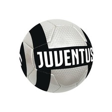 Icon Sports Juventus Soccer Ball Size 4 Black White Official Licensed Football
