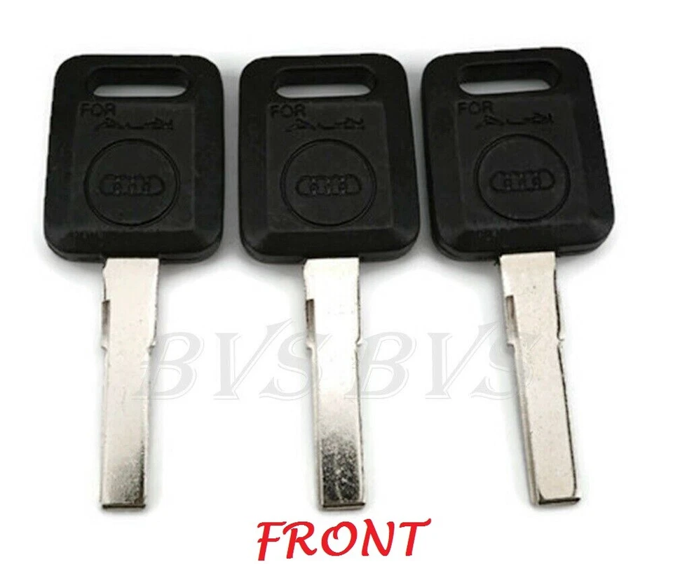 3X LLAVE EN BLANCO APTA PARA AUDI A3 A4 A6 A8 S4 S6 S8 TT ALLROAD QUATTRO Foto 4 de 4