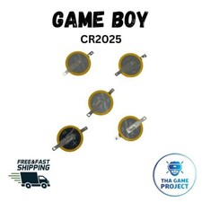 5 x Tabbed CR2025 3V Batteries &ndash; Ideal for Game Boy Cartridge Replacement