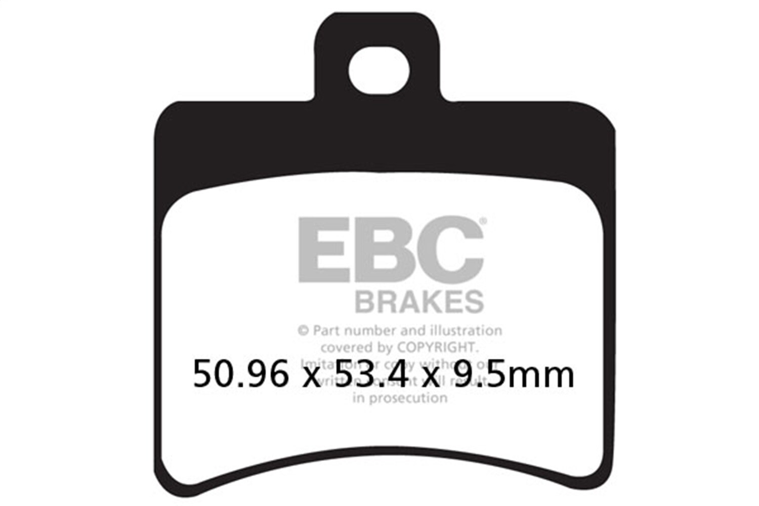 EBC FA325 X Bremsbeläge – Carbon Graphit, Für Enduro & Schwere Motorräder