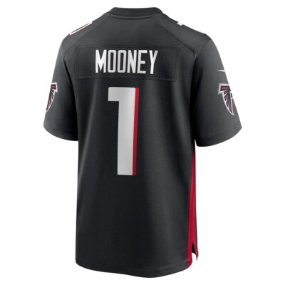 Atlanta Falcons Darnell Mooney #1 Nike Men's Black 2025 Official