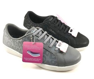 black leopard print skechers