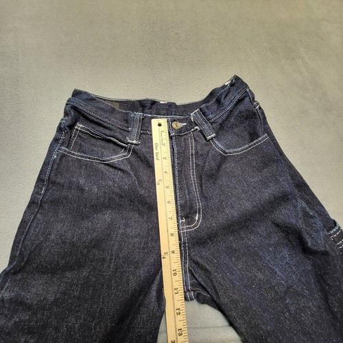 Sean John Jeans Girls 18 Blue Straight Wide Leg Carpenter Distressed Denim - Picture 7 of 10