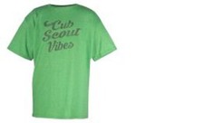 CUB SCOUTS GREEN VIBES YOUTH SIZE MEDIUM 10-12 TEE T SHIRT BOYS GIRLS NEW BSA