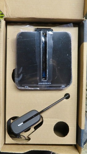 PLANTRONICS Poly CS540 Wireless DECT Headset Black - NEW - Zdjęcie 3 z 6