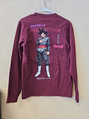 Dragon Ball Super Z x Primitive T Shirt Mens Size Small Maroon