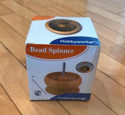 NEW Sealed - Hobbyworker Wooden Bead Spinner w Big Needle