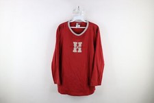 Vtg 90s Tommy Hilfiger Mens L Faded Spell Out Big Logo Long Sleeve T-Shirt USA