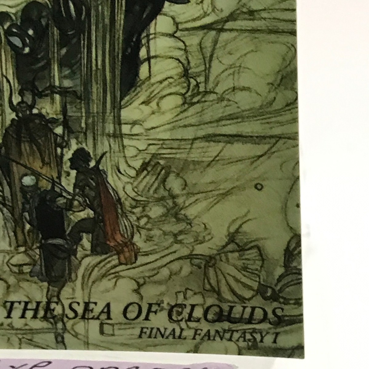 GIGAS IN THE SEA OF CLOUDS 11 FINAL FANTASY Art Museum Card