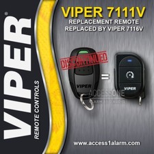 Viper 7111V 1-Button Remote Control Replacement 7116V EZSDEI471H For 4115V 4118V