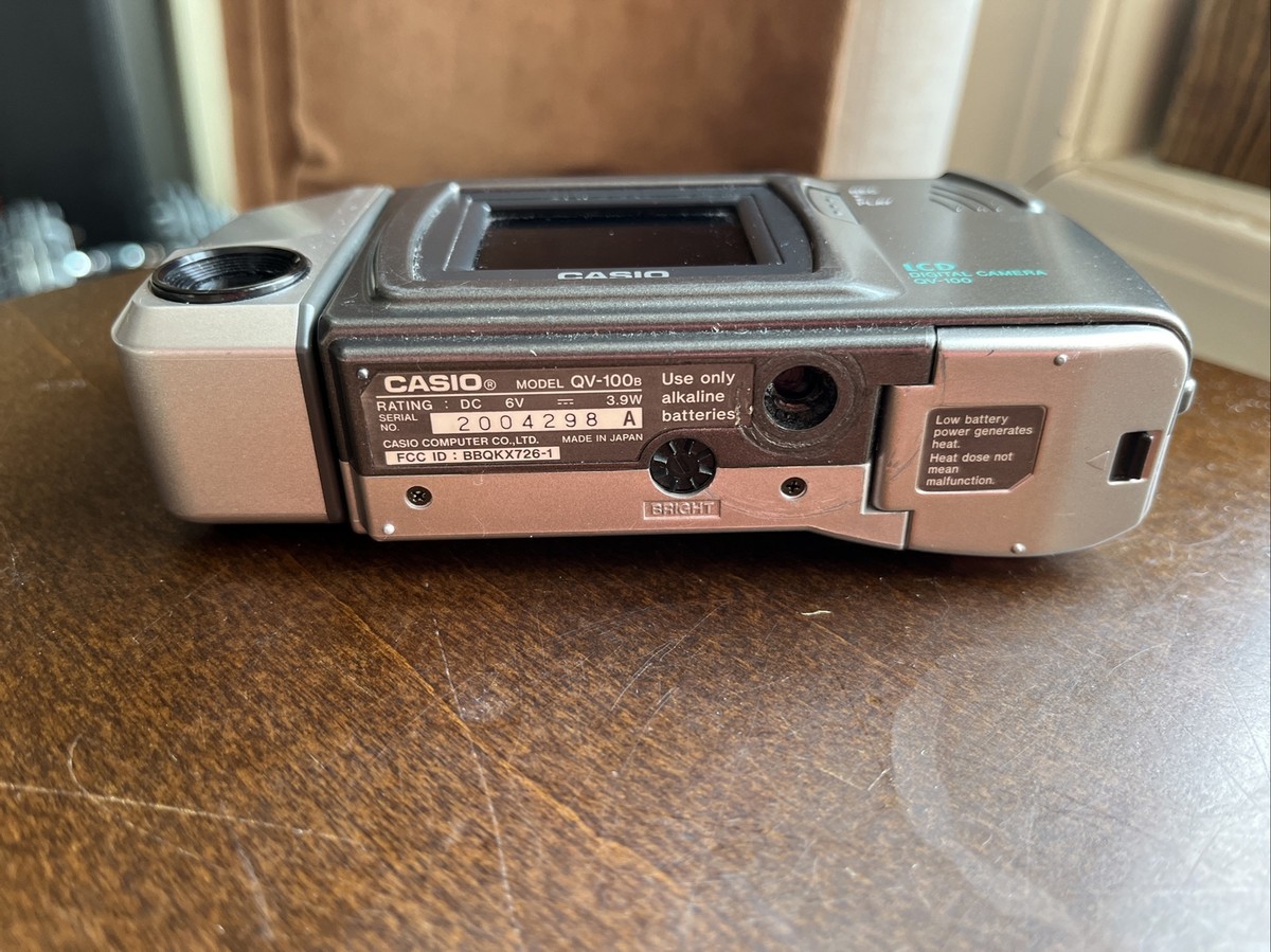 その他 CASIO Qv-Color Printer(QG-100) Pocket digital Camera Casio QV-100 Selfie Swivel Rotating