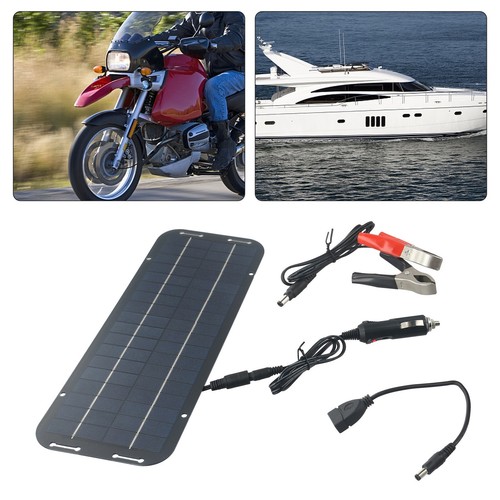 Cargador de Batería 60W Panel Solar 12V Olt Trickle Para Caravana Coche Furgoneta Barco Kit Nuevo - Imagen 3 de 24
