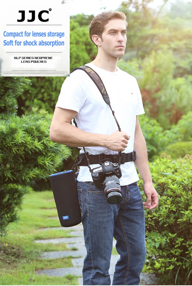 JJC 89x150mm Lens Pouch Bag fits Canon EF 24-70mm 16-35mm Nikon 18-105mm Lens - Image 2 of 4