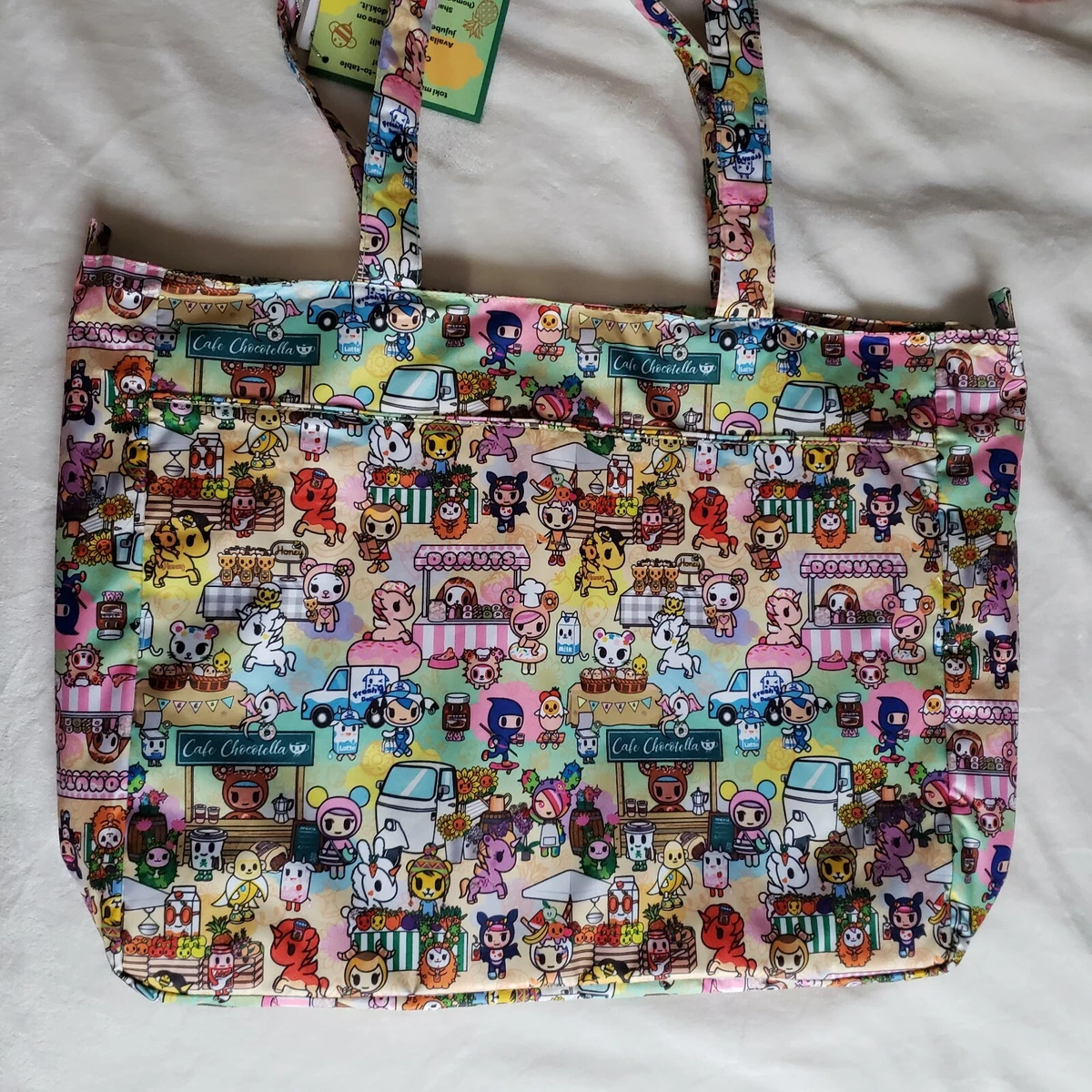 NWT Jujube Tokidoki Toki Super Be Superbe Toki Market Large Tote Beach Bag B