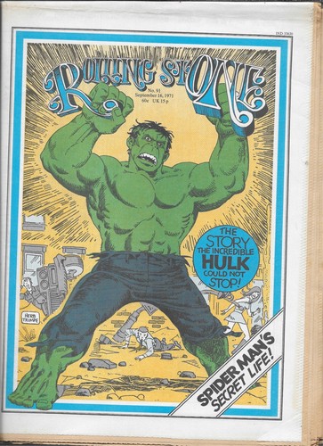 ROLLING STONE magazine #91 HULK cover The Moody Blues T Rex Howard Kaylan