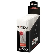 Zippo 2406N, "Flint Cards", Full Display Box, 24 Pks, 144 Total Flints