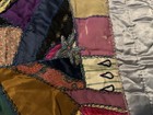 Antique Crazy Quilt  - Silk quilt vintage- Over 200 Years Old — photo 9