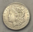 1921-S Morgan Dollar - AU - About Uncirculated - 90% Silver