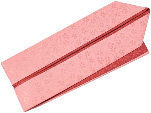 Collare a strati in seta alta qualità stampa Sakura reversibile lusso esposto 502 - Foto 2 di 7