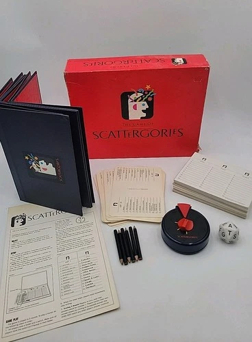 Vintage The Game of Scattergories Word Game 1988 Milton Bradley - Complete