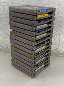 Lot 15 Super Mario Bros IKARI III: THE RESCUE Batman Top Gun Nintendo Nes Game