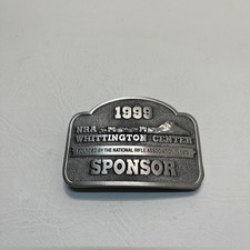 1999 NRA Whittington Center Sponsor Belt Buckle
