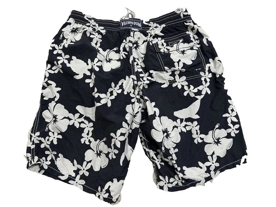 Vilebrequin Men Swim Shorts Turtles Dolphins Tag Size XXL - Image 2 of 4