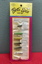 Vintage Bett’s Extra Bait Display. Fishing Lures