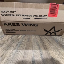 ARES WING Wall Mount Monitor Arm for 17-49 In Ultrawide Screens Heavy Duty Black