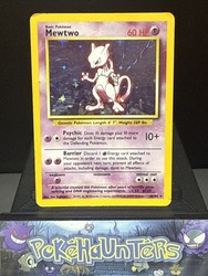 Mewtwo 10/102 Base Set Holo Rare