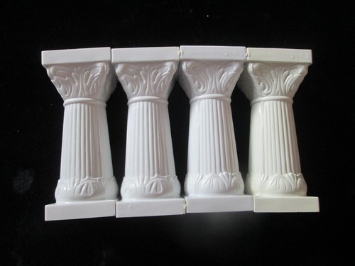 4 Wilton Cake Grecian 2 3/4" Pillars Baking Cake Wedding Kitchen READ ALL