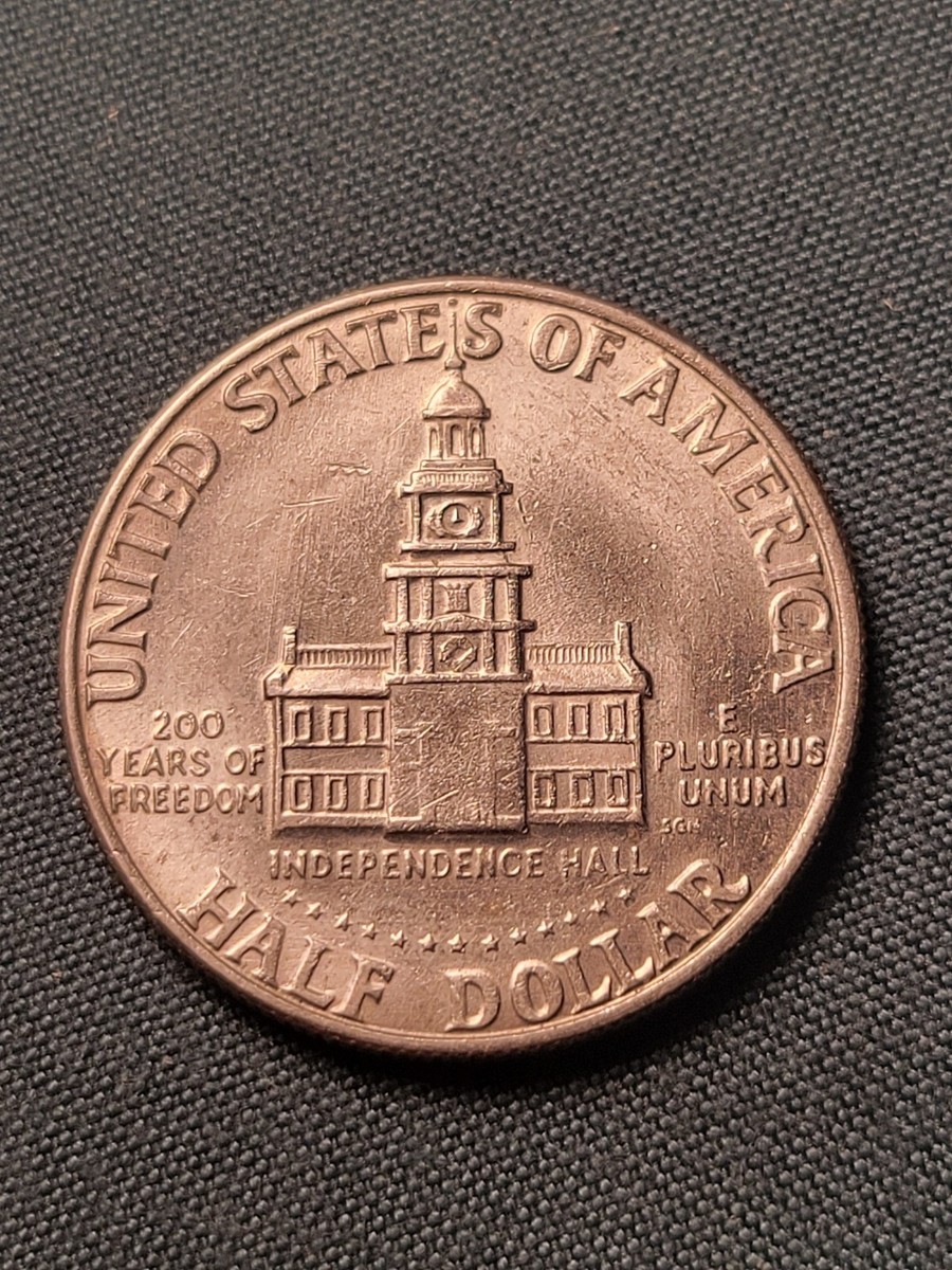 1776-1976 Kennedy Half Dollar NO Front Door Of Independence Hall