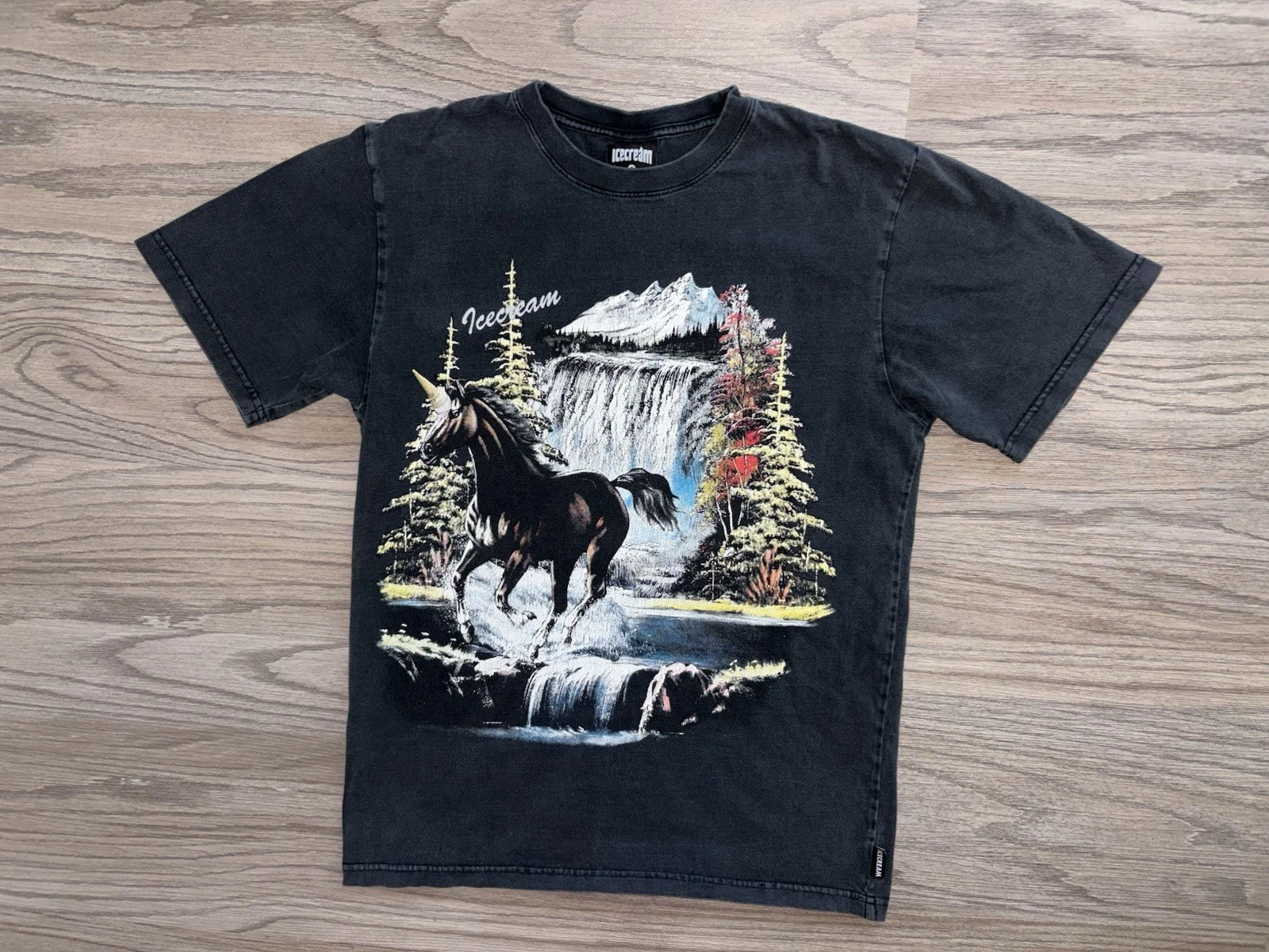Billionaire Boys Club Waterfall Unicorn T-Shirt Mens (M) Streetwear Designer
