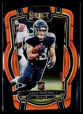 2022 Panini Select #206 Kyle Philips Orange Prizm Die Cut #/199