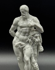 ❗️Antica statuina in porcellana Ercole KPM modello 9443, II Personaggio mitologico scelta❗️