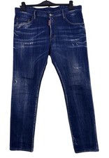 DSQUARED2 DARK EASY WASH SKATER JEANS Size 36