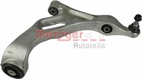 Lenker RadaufhÄNgung Vorne Links Unten Metzger 58014201 FÜR Audi VW Querlenker