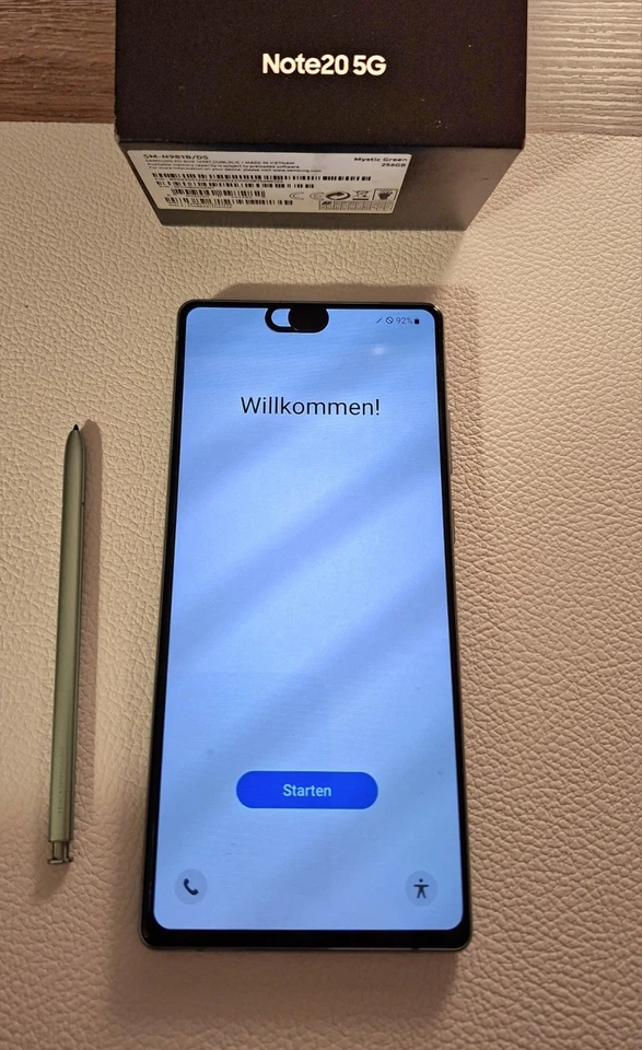 Samsung Galaxy Note20 5G SM-N981B/DS - 256GB - Mystic Green  - Bild 3 von 4