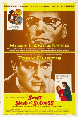 Sweet Smell Of Success movie poster - 11'' x 17''  - Burt Lancaster, Tony Curtis