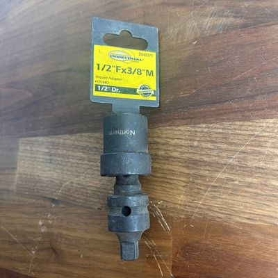 #ad Northern Industrial 1 2quot; F x 3 8quot; M Impact Universal Joint Adapter CR MO 2542371 $13.99