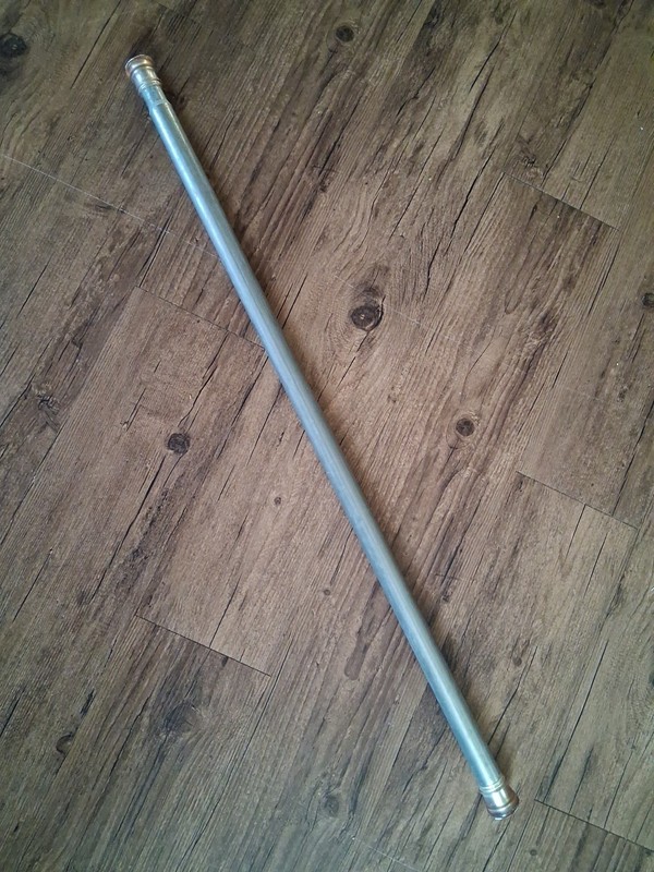 Vintage  Adjustable Metal Tension Rod 33 1/2 -61 1/2 for Shower Curtain