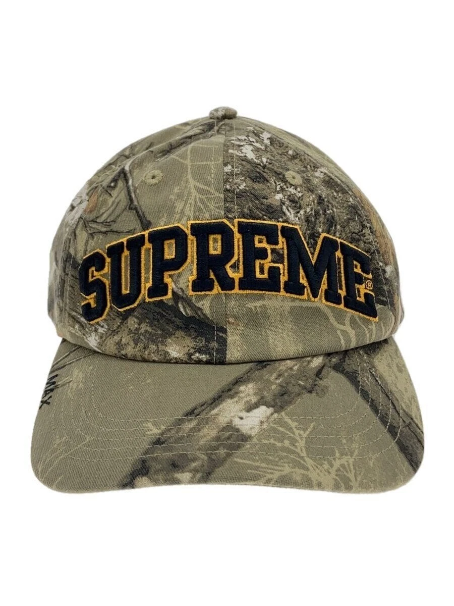 Casquette Supreme Coton Kaki Camouflage Homme