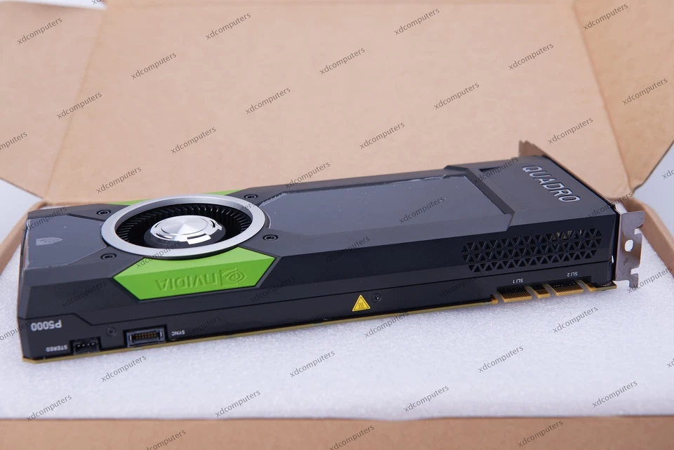 Nvidia Quadro P5000 16GB GPU 256 bit GDDR5X PCI Express 3.0 X16 Graphics Card - Image 2 of 4
